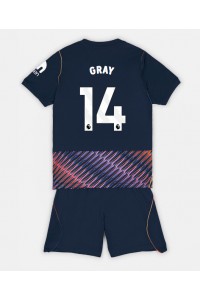 Tottenham Hotspur Archie Gray #14 Jalkapallovaatteet Lasten Vieraspeliasu 2026-27 Lyhythihainen (+ Lyhyet housut)